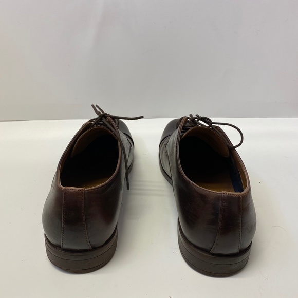 Call It Spring Brown Leather Loafer Dress Shoes - Picture 3 of 4